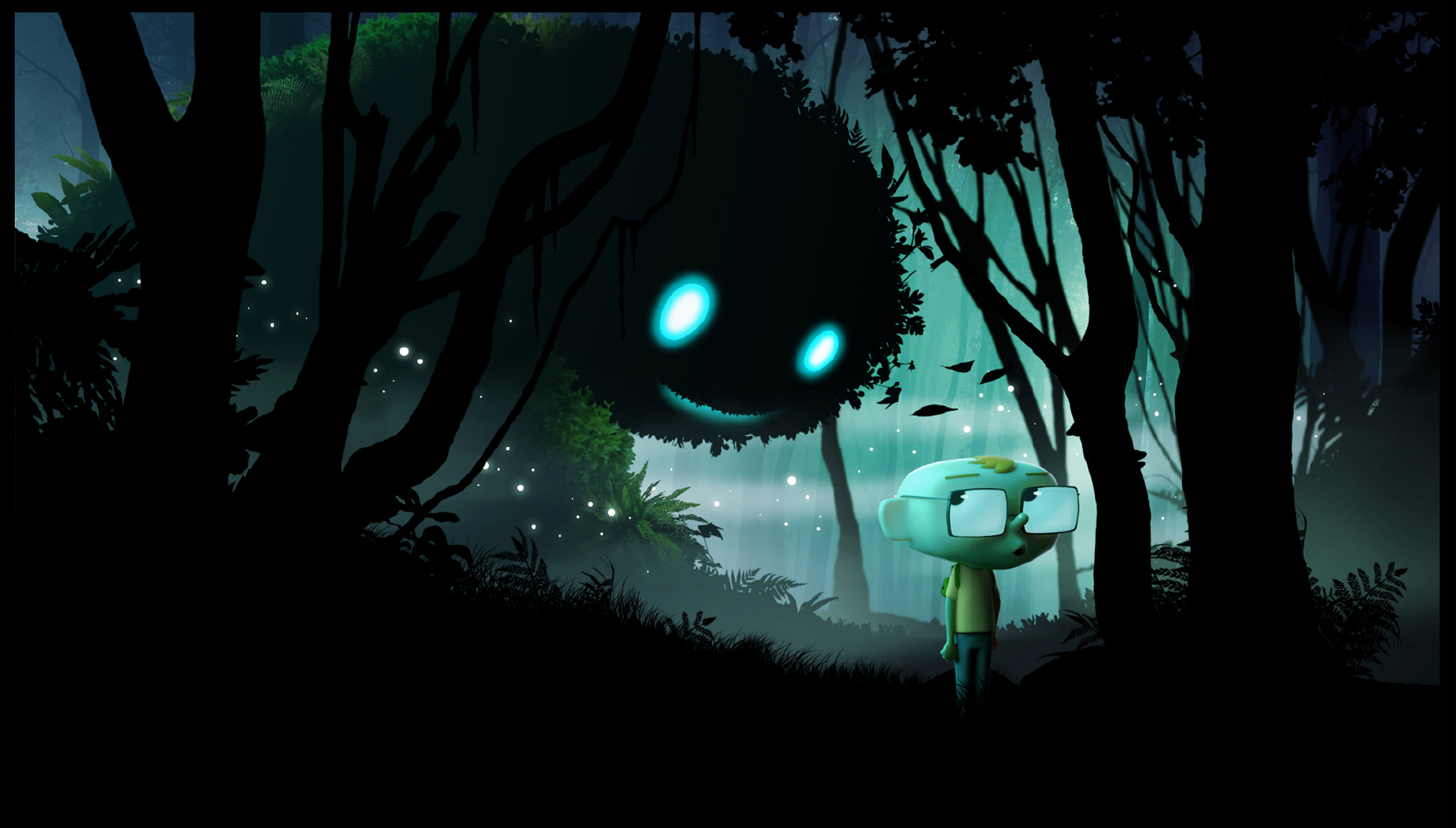 Dans la forêt sombre et mystérieuse Dans la forêt sombre et mystérieuse